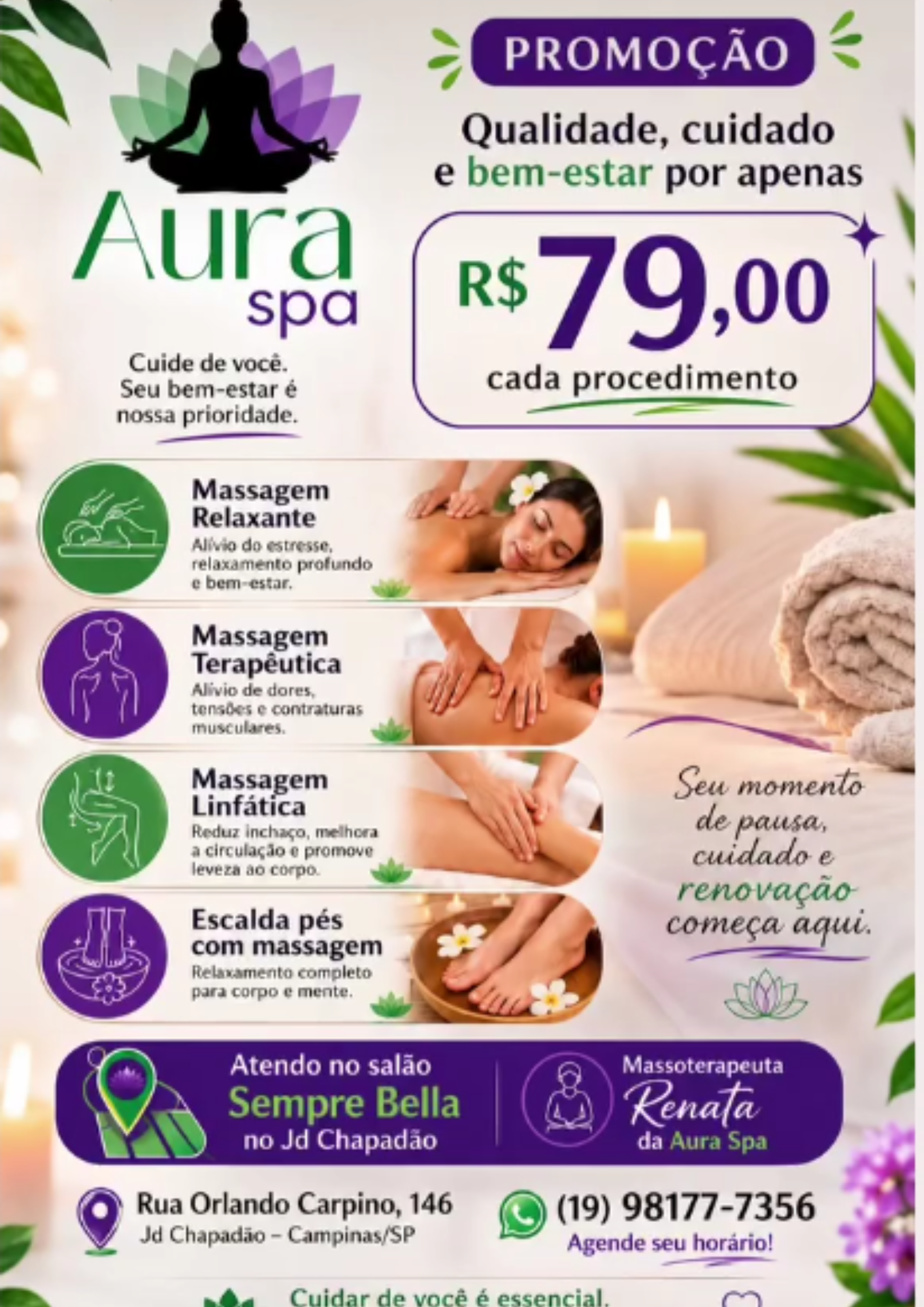 Promoção Aura Spa